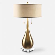  27048-1 - Uttermost Lagrima Brushed Brass Lamp