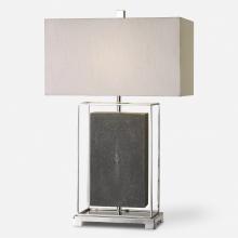  27329-1 - Uttermost Sakana Gray Textured Table Lamp