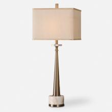  29616-1 - Uttermost Verner Tapered Brass Table Lamp
