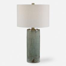  28333 - Uttermost Callais Crackled Aqua Table Lamp