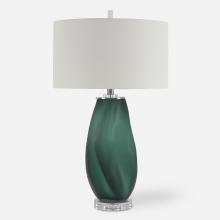  28278 - Uttermost Esmeralda Green Glass Table Lamp