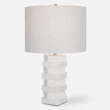  30164-1 - Uttermost Ascent White Geometric Table Lamp