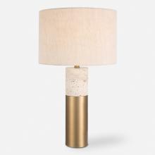  30201-1 - Uttermost Gravitas Elegant Brass & Stone Lamp