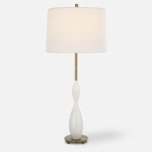  30235 - Uttermost Annora Glossy White Table Lamp
