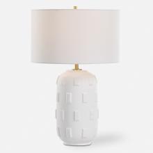  30256-1 - Uttermost Emerie Textured White Table Lamp