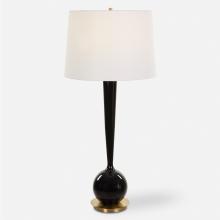  30286 - Uttermost Brielle Polished Black Table Lamp