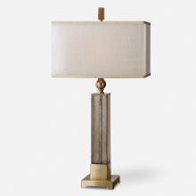  26583-1 - Uttermost Caecilia Amber Glass Table Lamp