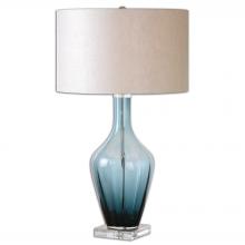  26191-1 - Uttermost Hagano Blue Glass Table Lamp