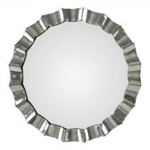  09334 - Uttermost Sabino Scalloped Round Mirror