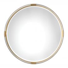  09333 - Uttermost Mackai Round Gold Mirror