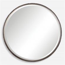  09496 - Uttermost Ada Round Steel Mirror
