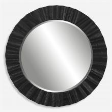  09798 - Uttermost Caribou Dark Espresso Round Mirror