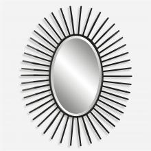  09800 - Uttermost Starstruck Black Oval Mirror