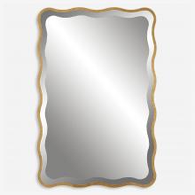  09827 - Uttermost Aneta Gold Scalloped Mirror