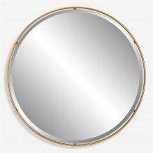  09832 - Uttermost Canillo Gold Round Mirror