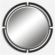  09878 - Uttermost Quadrant Modern Round Mirror