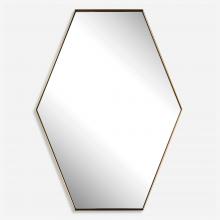  09894 - Uttermost Ankara Brass Hexagon Mirror