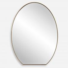  09924 - Uttermost Cabell Brass Oval Mirror