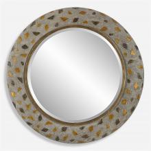  09921 - Uttermost Copper Terrazzo Round Mirror
