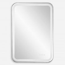  09945 - Uttermost Crofton Lighted Nickel Vanity Mirror