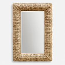  08180 - Uttermost Twisted Seagrass Rectangle Mirror
