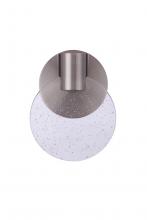  15106BNK-LED - Glisten 1 Light LED Wall Sconce in Brushed Polished Nickel