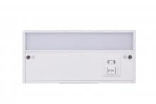  CUC3008-W-LED - 8" Under Cabinet LED Light Bar in White (3-in-1 Adjustable Color Temperature)