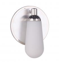  13107BNKPLN1 - Riggs 1 Light Wall Sconce in Brushed Polished Nickel/Polished Nickel