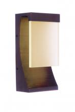  ZA5804-ABZ-LED - Vault 1 Light 12" LED Outdoor Wall Lantern in Aged Bronze Brushed