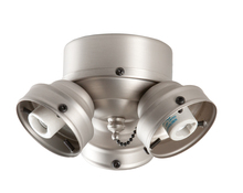  F300-BN-LED - Universal 3 Light Fitter in Brushed Satin Nickel