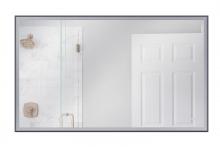  MIR6001RT-FB3C - 60" x 36" Rectangle Black Framed LED Mirror