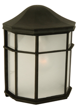  Z103-TB - Contractor's 1 Light Small Outdoor Wall Mount in Textured Black