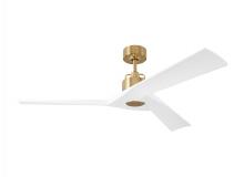  3ALMSM52BBS - Alma 52-inch indoor/outdoor Energy Star smart ceiling fan in burnished brass finish