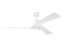 Visual Comfort & Co. Fan Collection 3ALMSM52RZW - Alma 52-inch indoor/outdoor Energy Star smart ceiling fan in matte white finish