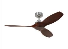  3CLNSM52BS - Collins 52-inch indoor/outdoor Energy Star smart ceiling fan in brushed steel silver finish