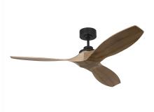  3CLNSM52MBKNH - Collins Smart 52 Ceiling Fan in Midnight Black with Natural Honey Blades