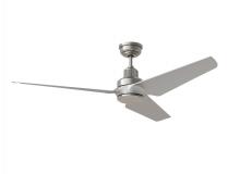  3RULSM52BSD - Ruhlmann Smart 52" Dimmable Indoor/Outdoor Integrated LED Brushed Steel Ceiling Fan